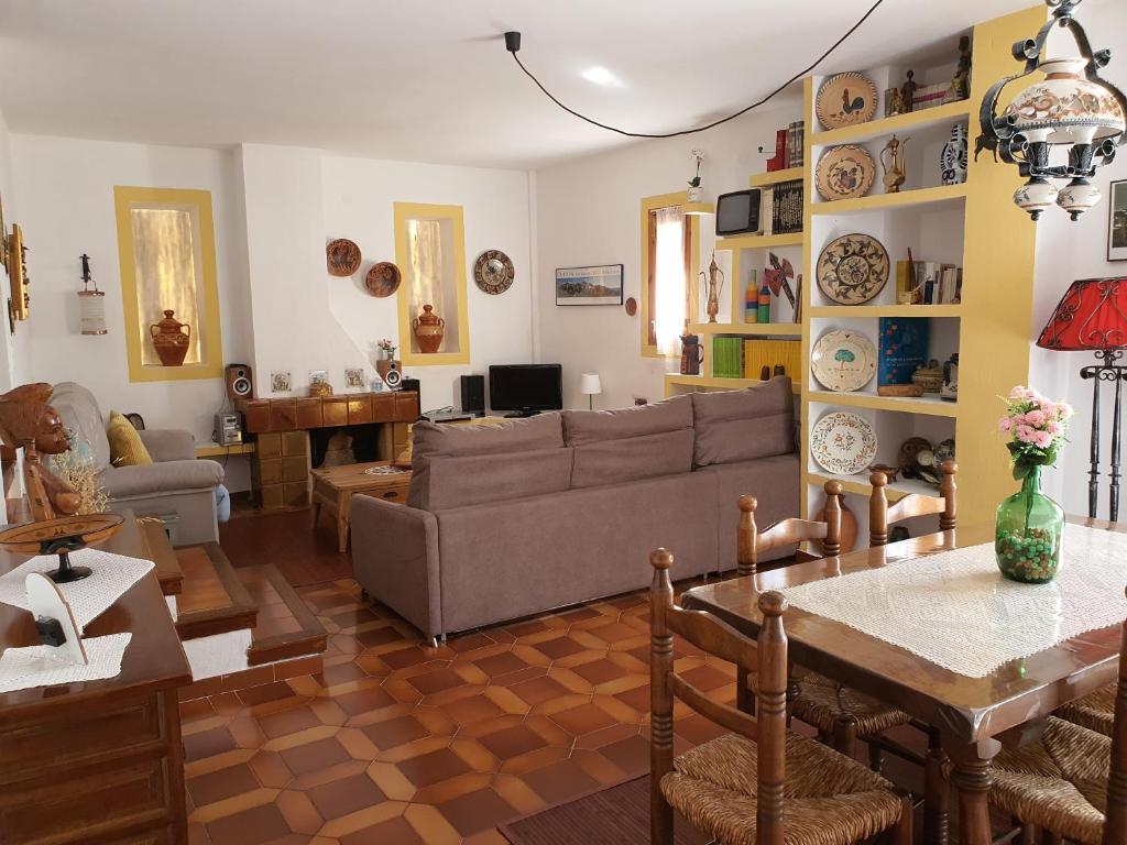 Posezení v ubytování Casa San Nicolas