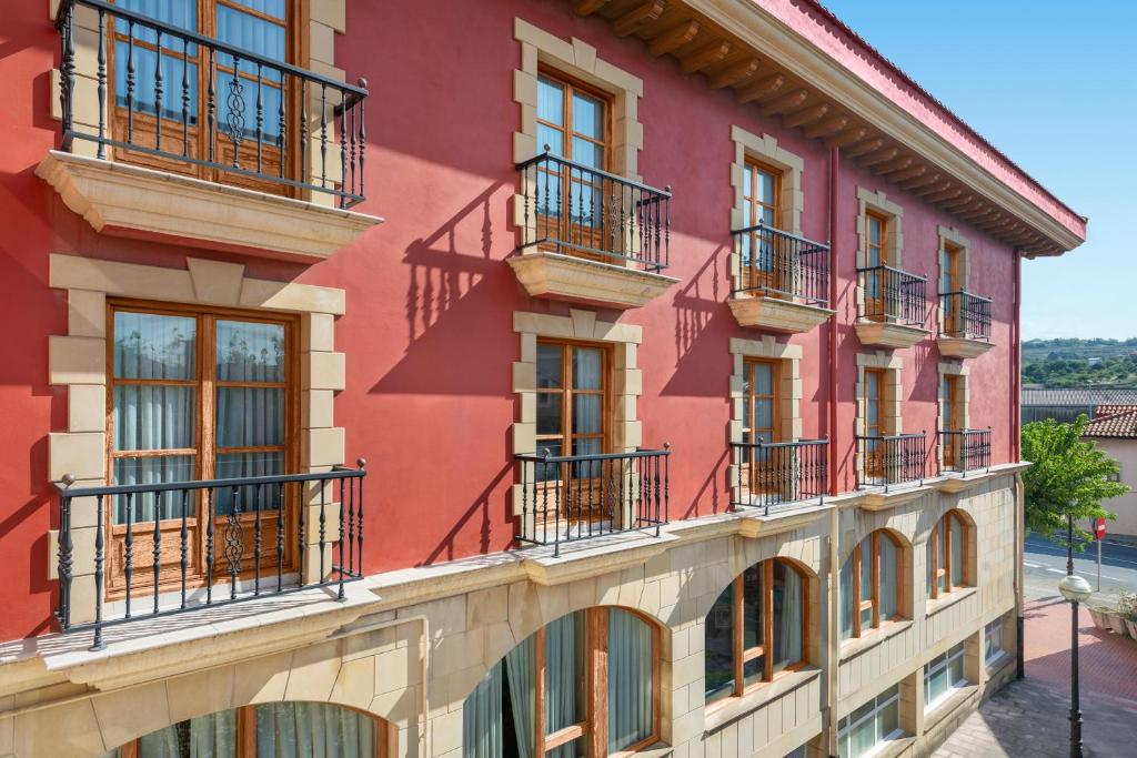 Balkón nebo terasa v ubytování Hospedium Hotel Blu Sondika