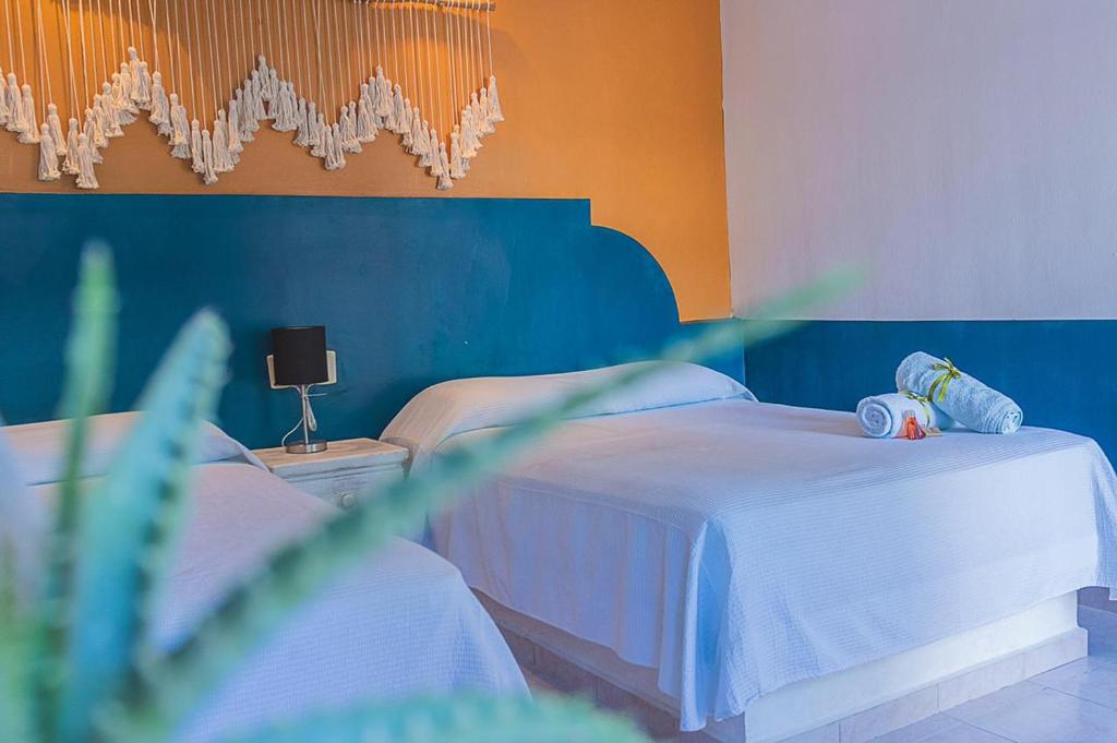 Postel nebo postele na pokoji v ubytování Hotel Lagoon - Pet Friendly