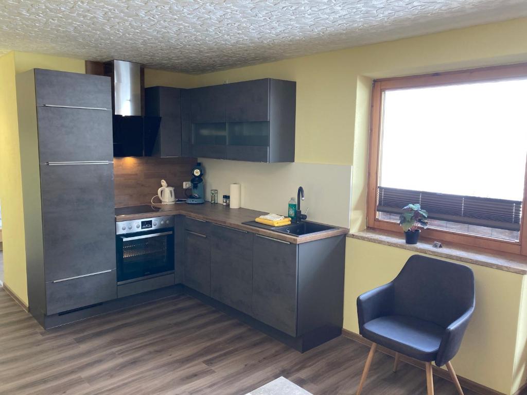 Kuchyňa alebo kuchynka v ubytovaní Alpenhaus Denver