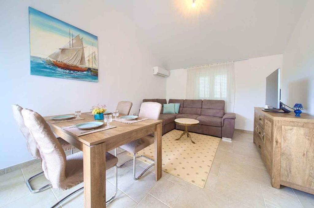 Posezení v ubytování Apartment in Soline - Insel Krk 38395