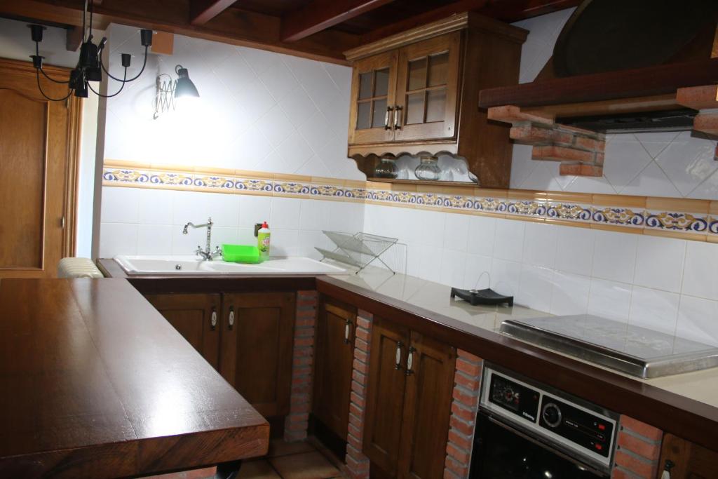 Kuchyň nebo kuchyňský kout v ubytování Myhouse