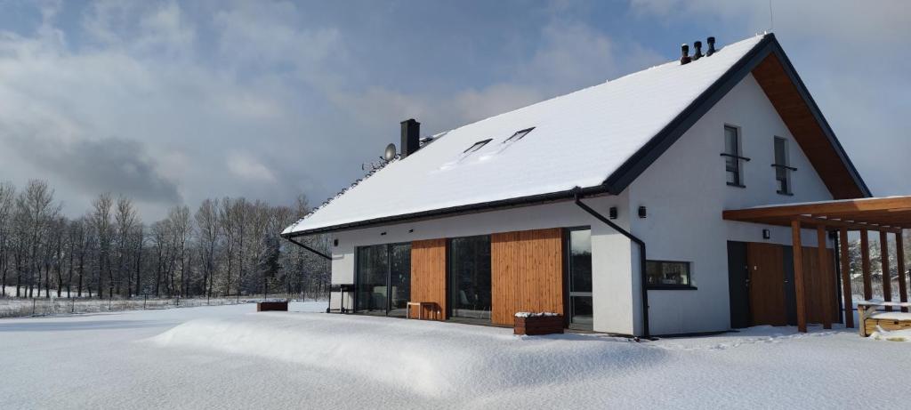 VILLA RA with garden and sauna at the Baltic Sea v zime