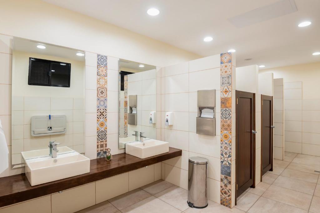 Koupelna v ubytování Hotel Santa Maria de Comayagua
