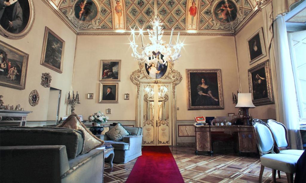 Część wypoczynkowa w obiekcie Residenza Ruspoli Bonaparte