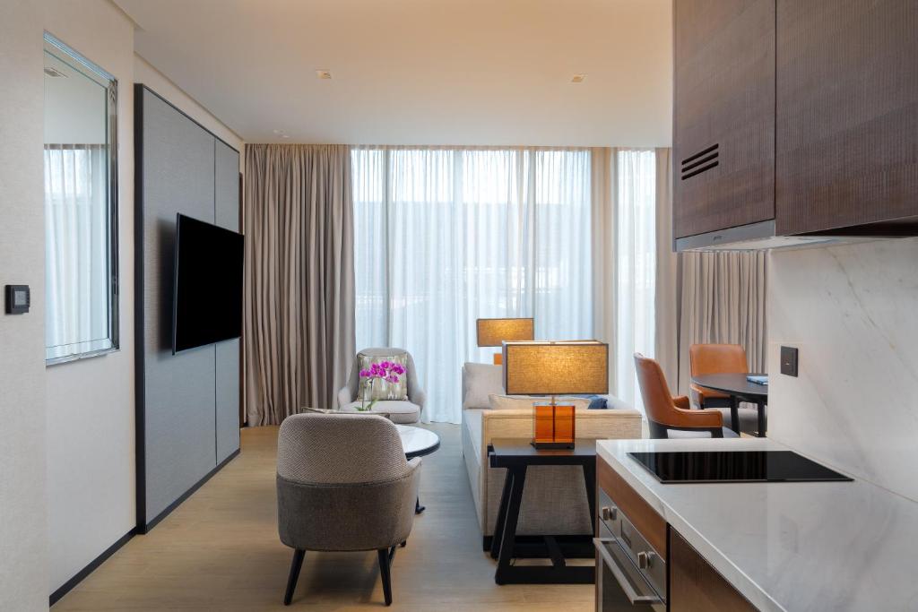 TV a/nebo společenská místnost v ubytování Hyatt Regency Phnom Penh