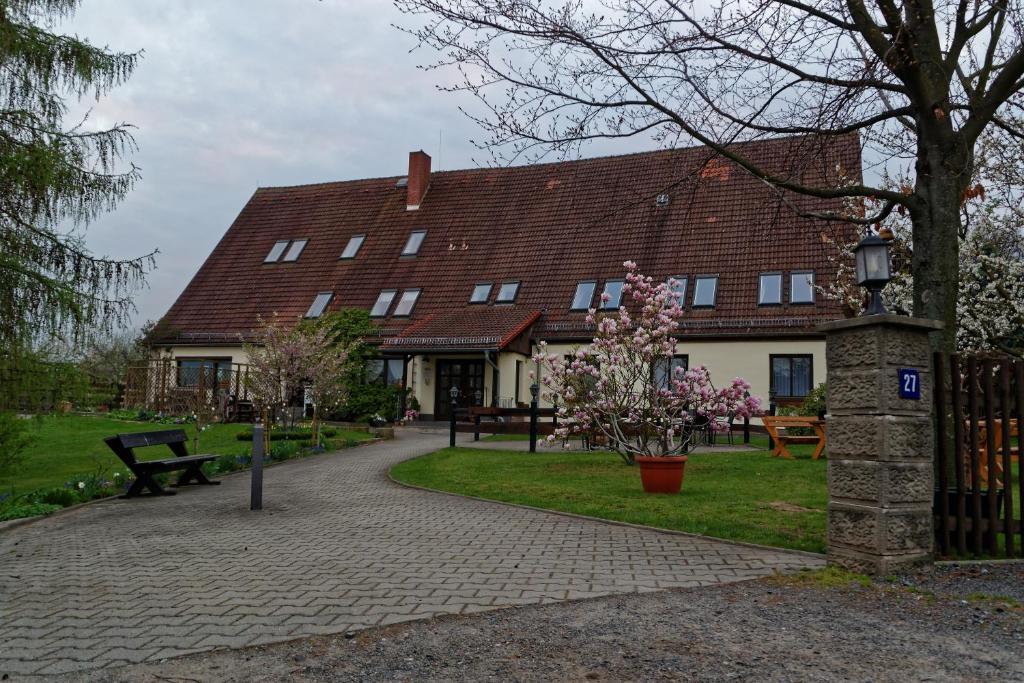 Zahrada ubytování Pension Am Kirschberg