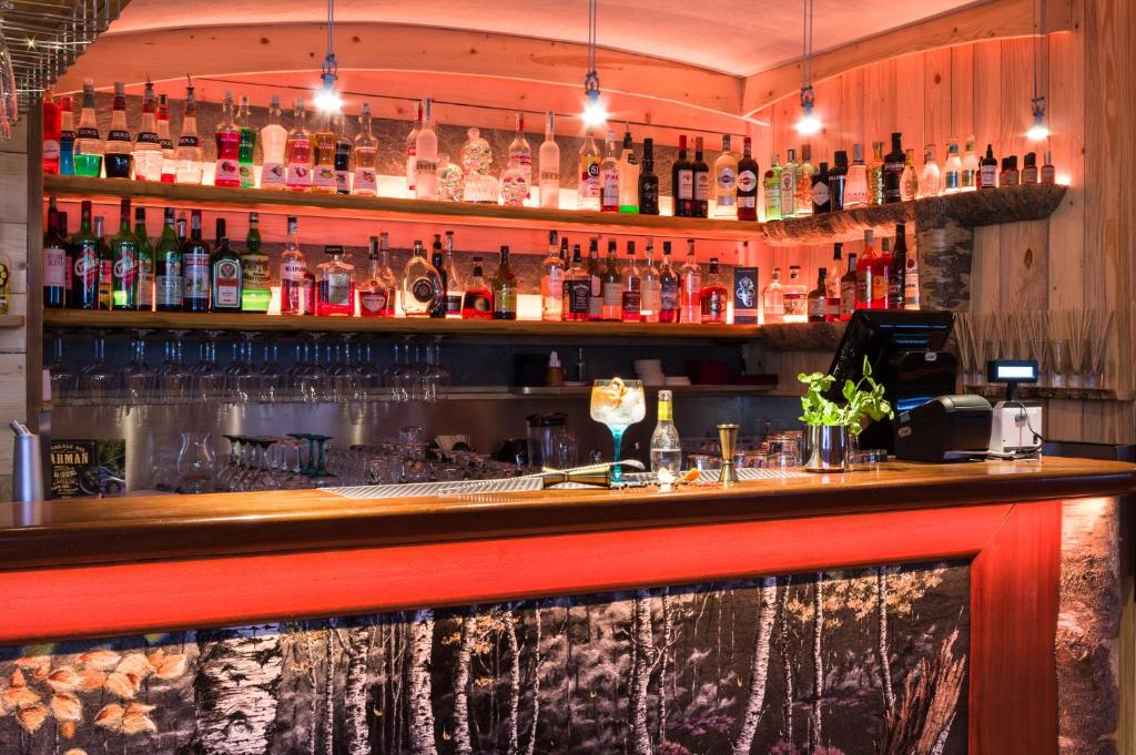 Nápoje v ubytování Hotel Moderno Restaurant