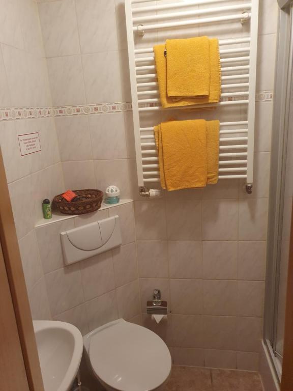 Koupelna v ubytování Restaurant-Hotel Dimitra