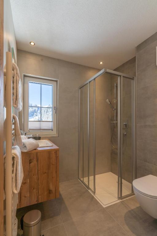 A bathroom at Hotel Bergmahd