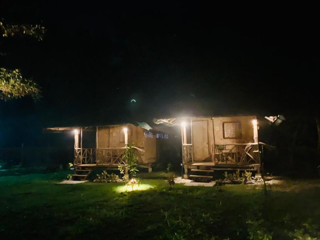Zahrada ubytování Back Trippers Inn