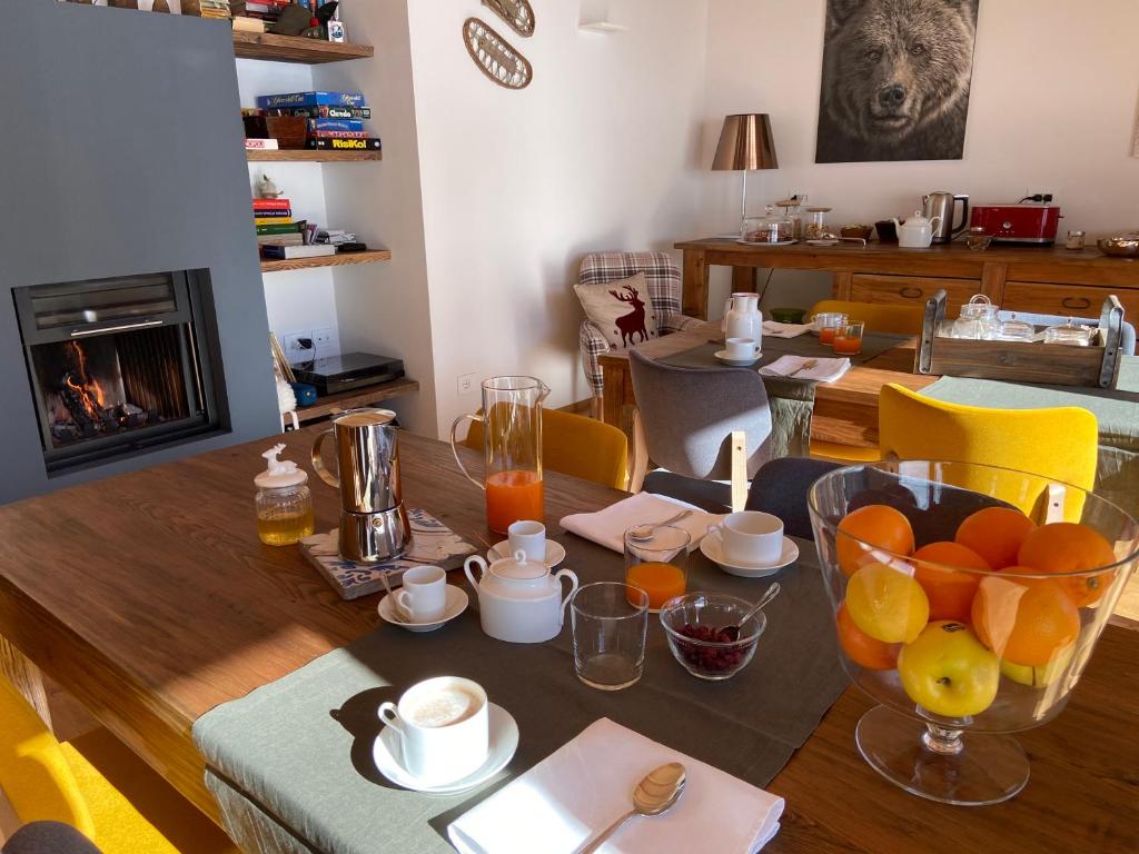 Cibo presso il bed & breakfast o nelle vicinanze