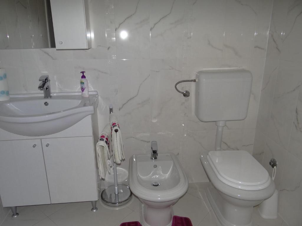 Koupelna v ubytování Apartment Marohnić