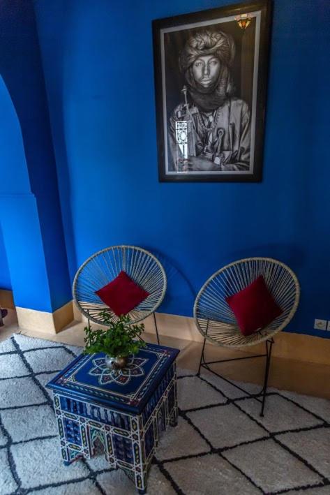 Posezení v ubytování Riad Smara