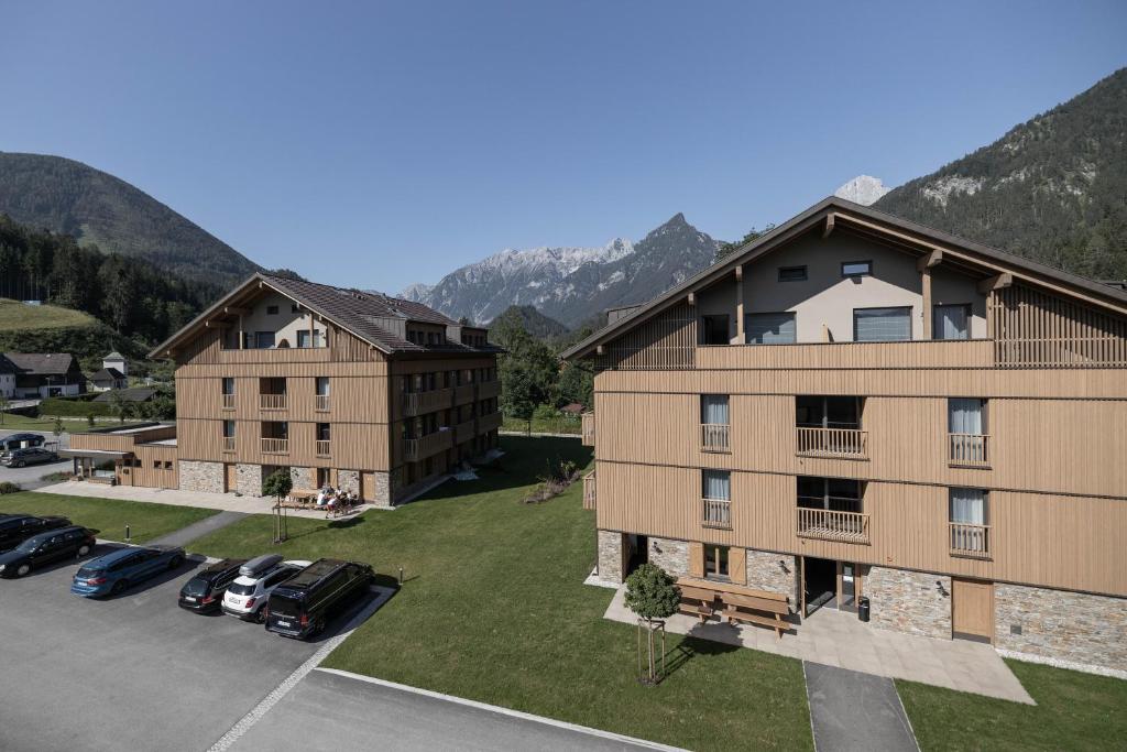 Nespecifikovaný výhled na hory nebo výhled na hory při pohledu z aparthotelu