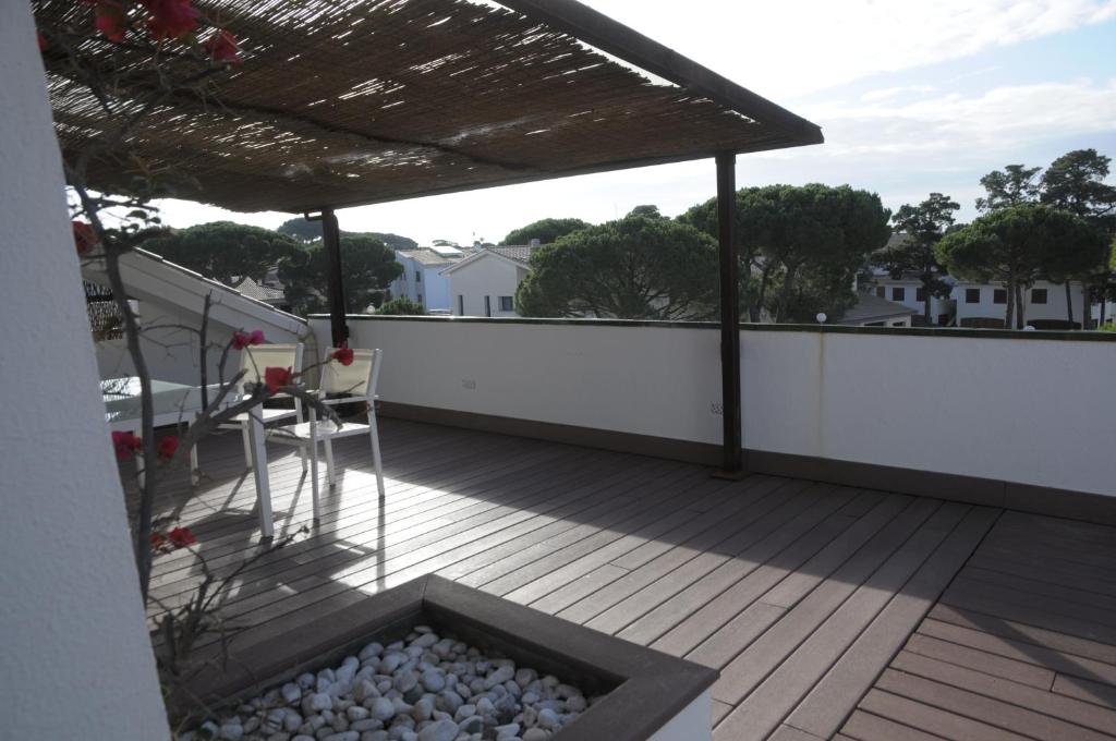 Balkón alebo terasa v ubytovaní Encantador apartamento en S'Agaró-Platja de Aro