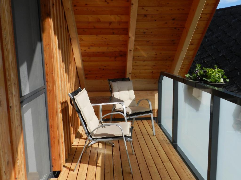Balkón nebo terasa v ubytování Apartment Wohlesser