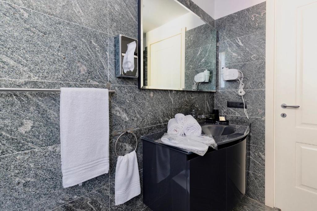 Koupelna v ubytování Aiello Rooms