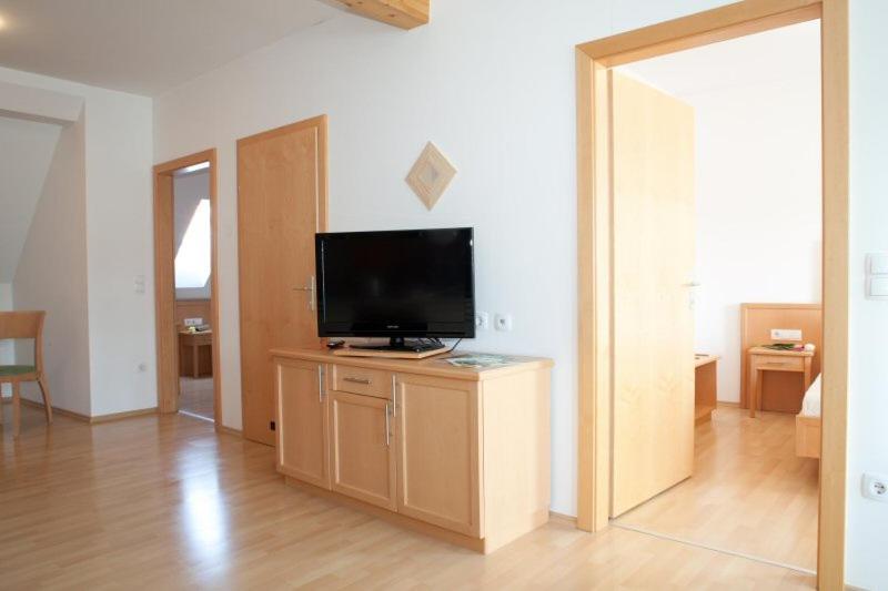 TV a/nebo společenská místnost v ubytování Raiffeisenhof Appartements