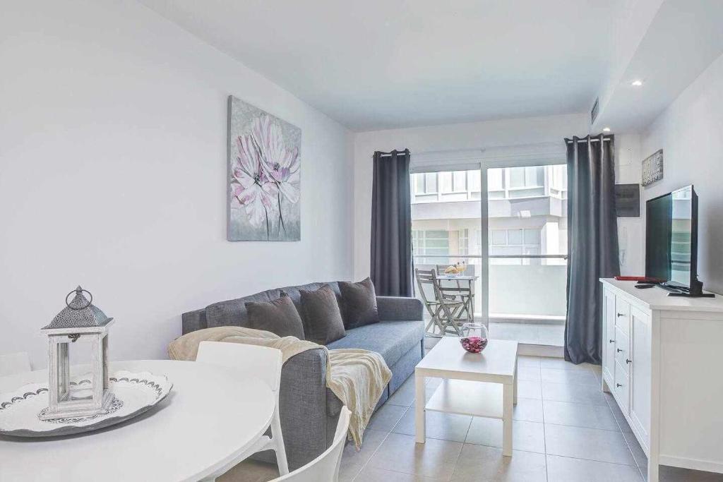 TV a/nebo společenská místnost v ubytování Unax Home by Best Holidays Fuerteventura