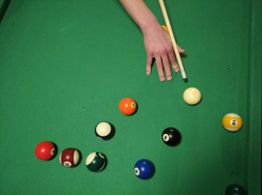 Biliár nebo kulečník v ubytování Laholms Vandrarhem