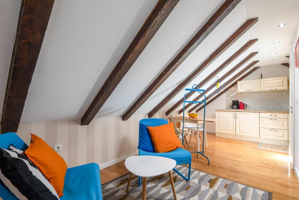 Kuchyňa alebo kuchynka v ubytovaní d - beautiful studio in the heart of Split