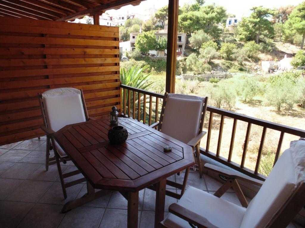 Balkón nebo terasa v ubytování Villa Melini