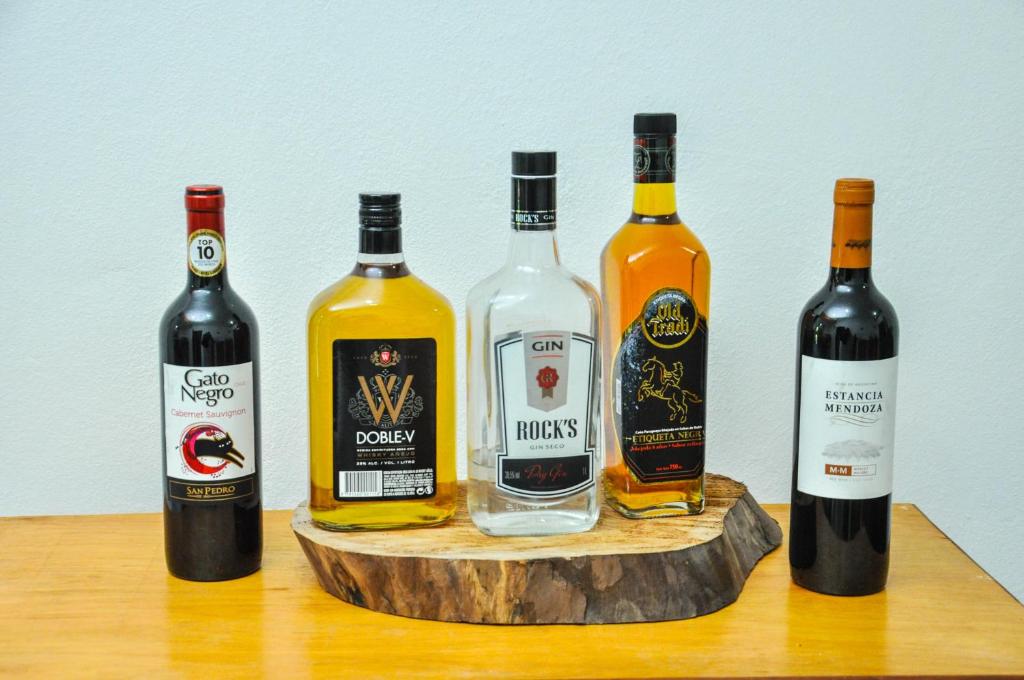 Nápoje v ubytování Casa Naranja