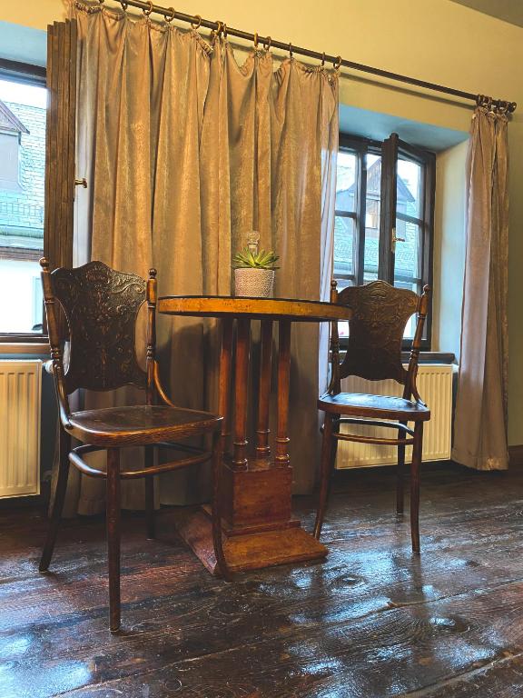 Posezení v ubytování Penzion U Fridy Apartman 1