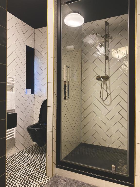 Koupelna v ubytování Penzion U Fridy Apartman 1