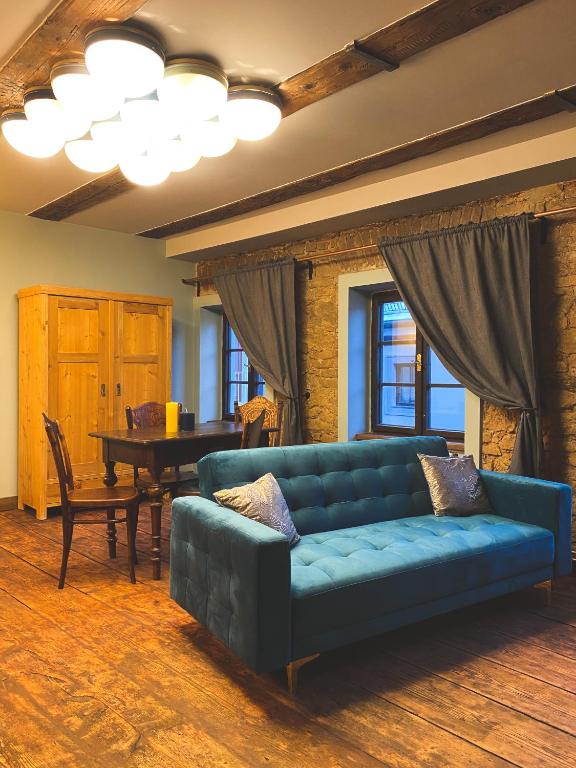 Posezení v ubytování Penzion U Fridy Apartman 1