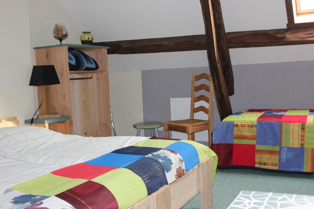 Maison le Barrage - Triple Room With Bathroom