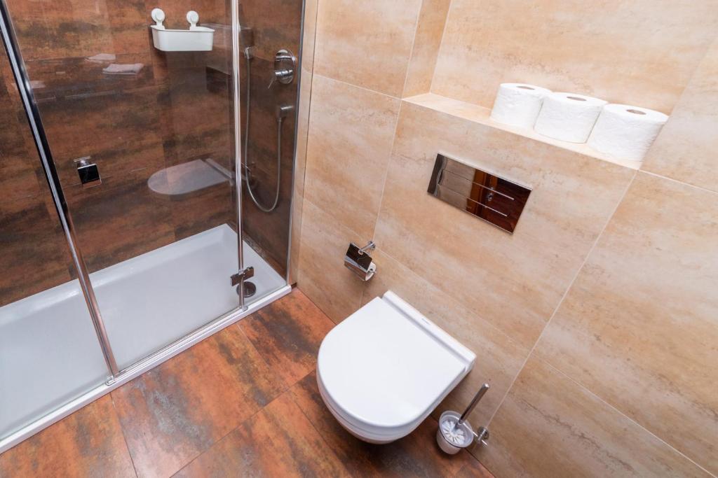 Kúpeľňa v ubytovaní Broadway - Neptun Park by OneApartments