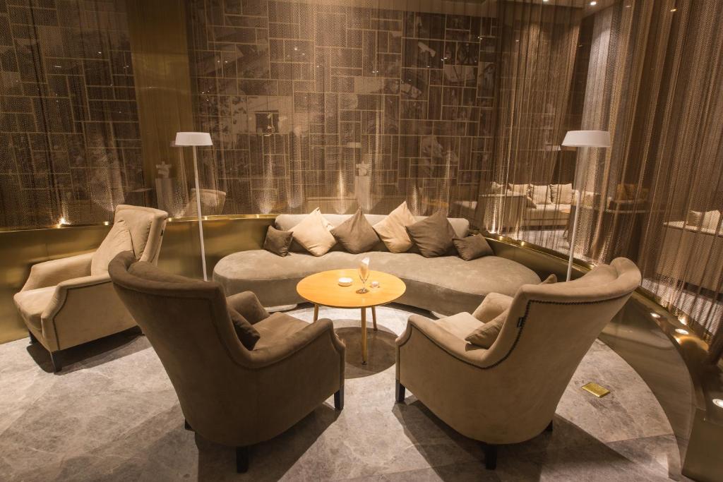 Posezení v ubytování Skytel Hotel Chengdu-City Center