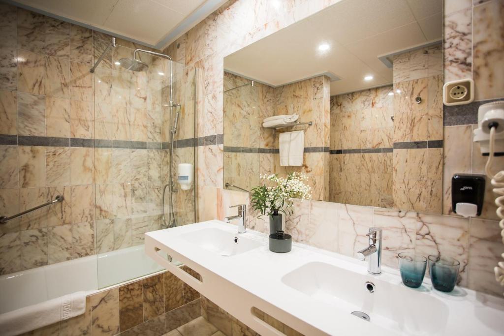 Koupelna v ubytování Hotel II Virrey