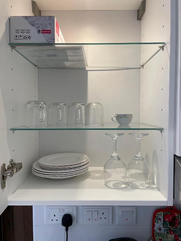 Kuchyň nebo kuchyňský kout v ubytování Mokango Apartment Hawana Salalah