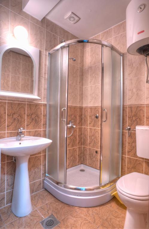 Koupelna v ubytování Guest House Maslina