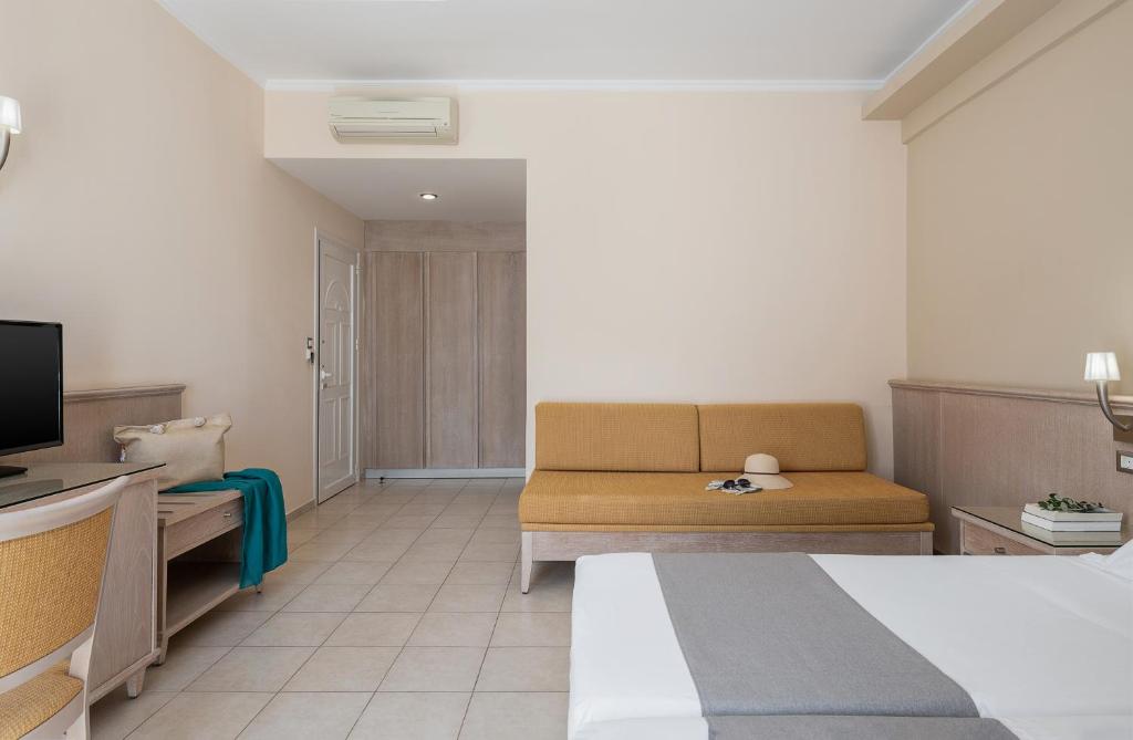 TV a/nebo společenská místnost v ubytování Magda Hotel Club