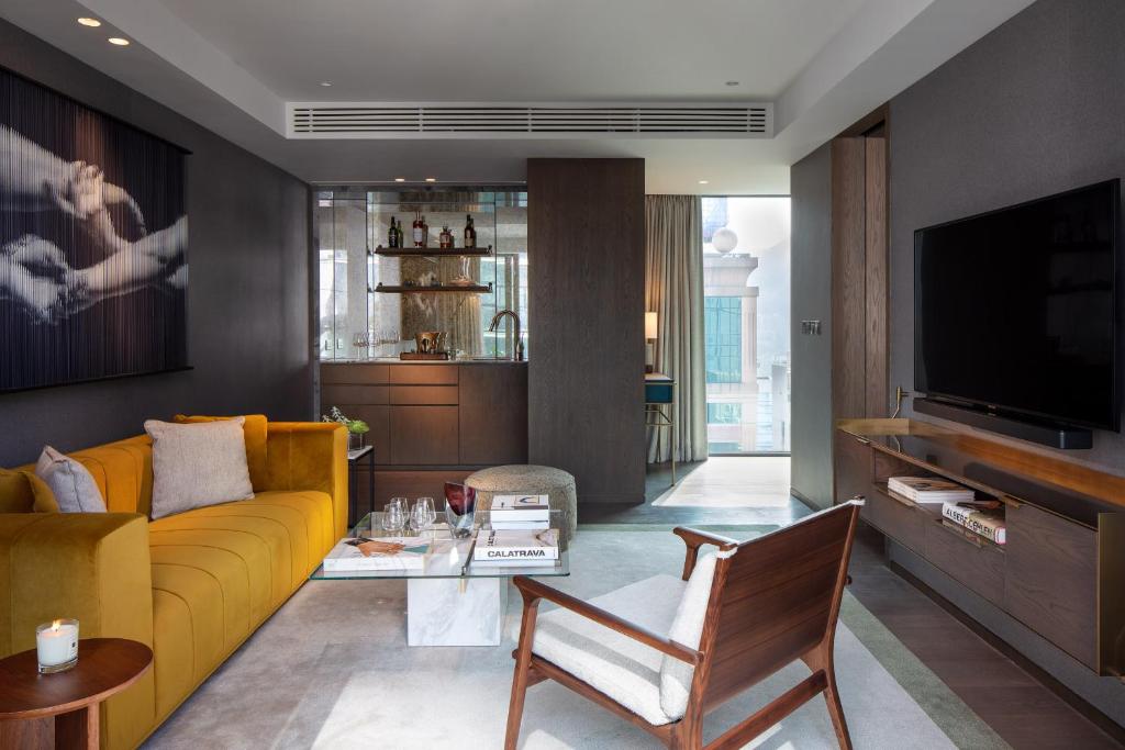 A television and/or entertainment centre at The Hari Hong Kong