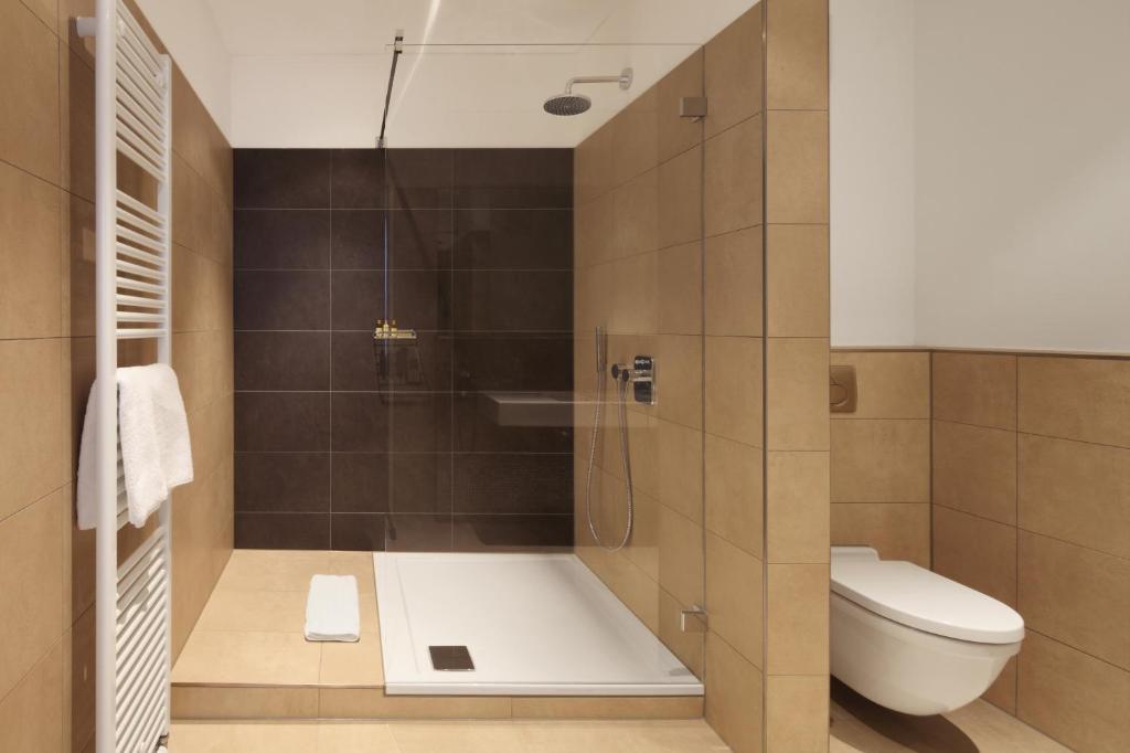 Koupelna v ubytování Hotel Otterbach