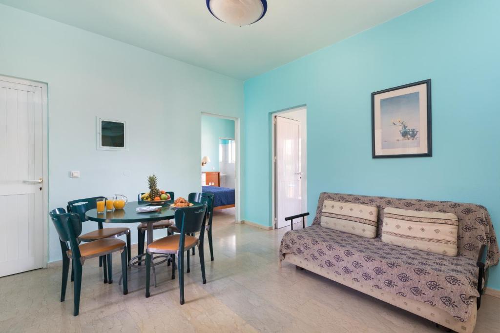 Posezení v ubytování Poseidon Suites by CorfuEscapes