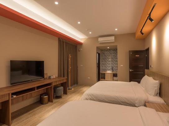 TV a/nebo společenská místnost v ubytování Yujing B&B 2