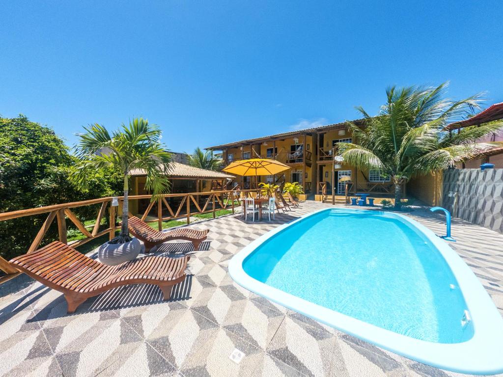  Apartamento 1 em rancho na Praia de Imbassaí BA