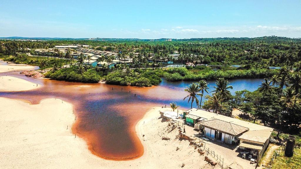  Apartamento 1 em rancho na Praia de Imbassaí BA