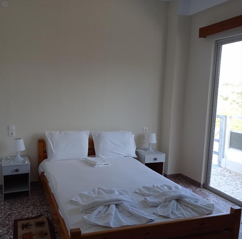 Postel nebo postele na pokoji v ubytování PANORAMA