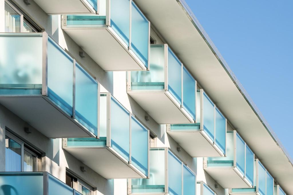 Balkón nebo terasa v ubytování Hotel Katja