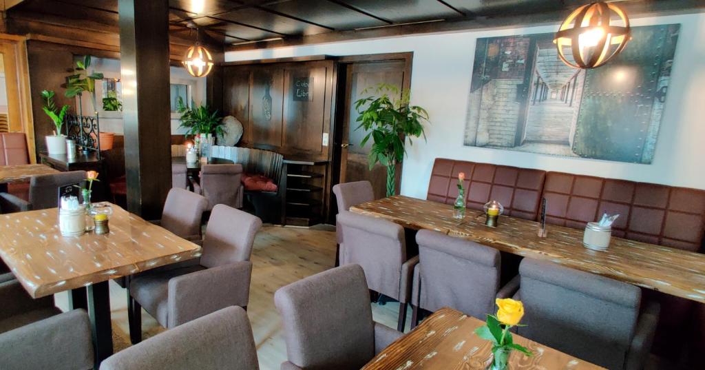 Posezení v ubytování Hotel Restaurant Tomahawk