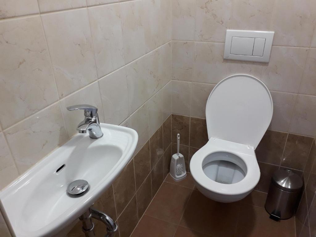 Koupelna v ubytování Ubytování ANEŽKA