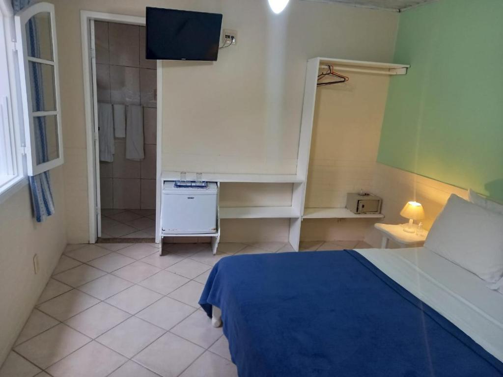 Postel nebo postele na pokoji v ubytování Pousada Mar Azul