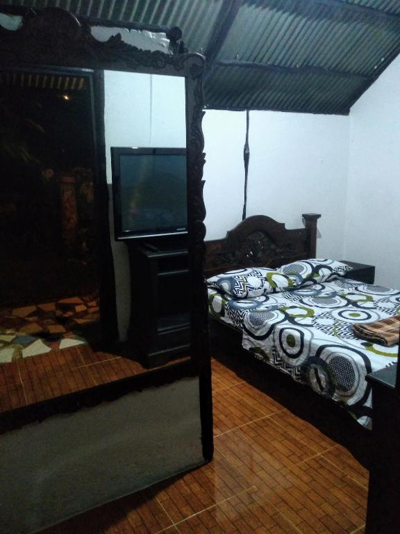 Postel nebo postele na pokoji v ubytování PosadaManduka Eco-Hostel